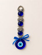 Owl Evil Eye Hanging – Traditional Nazar Protection Décor for Home Entrance, Doors & Balconies