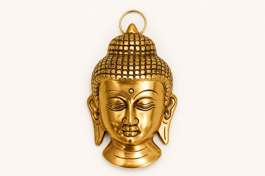 Lord Gautam Buddha Face for Home,Office, Temple Gift Purpose Decorative Showpiece