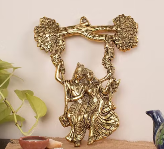 Radha krishna jhula wall hanging decoration Wall decoration,Door decoration,Gift item