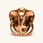 Golden Ganpati Idol | Perfect for Car Dashboard | Ideal for Home Temple & Office Decor | Bring Luck, Happiness & Positive Vibes