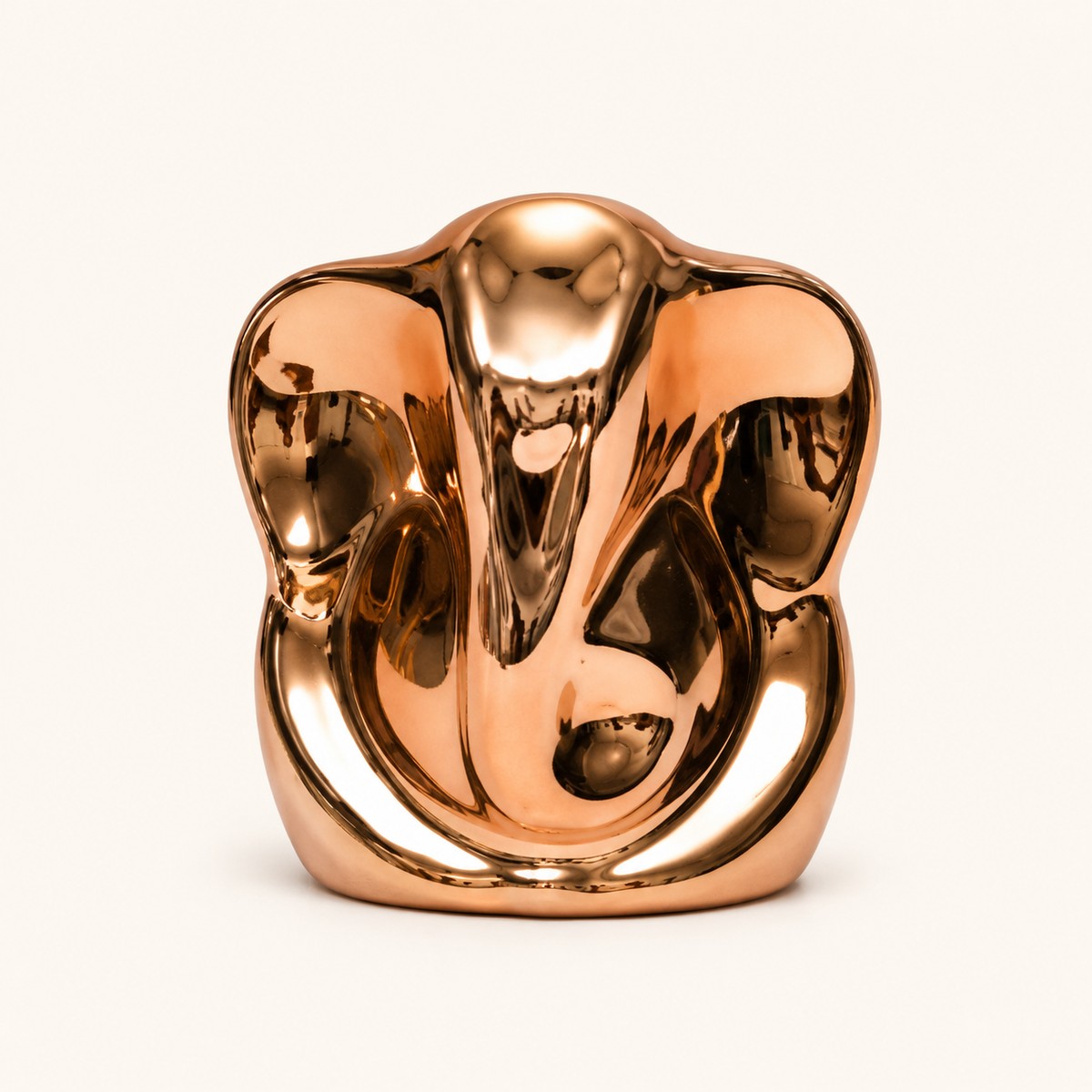 Golden Ganpati Idol | Perfect for Car Dashboard | Ideal for Home Temple & Office Decor | Bring Luck, Happiness & Positive Vibes
