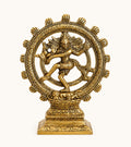 Natraj Statue for Home Decor Gold Plated Dancing Shiva Natraja